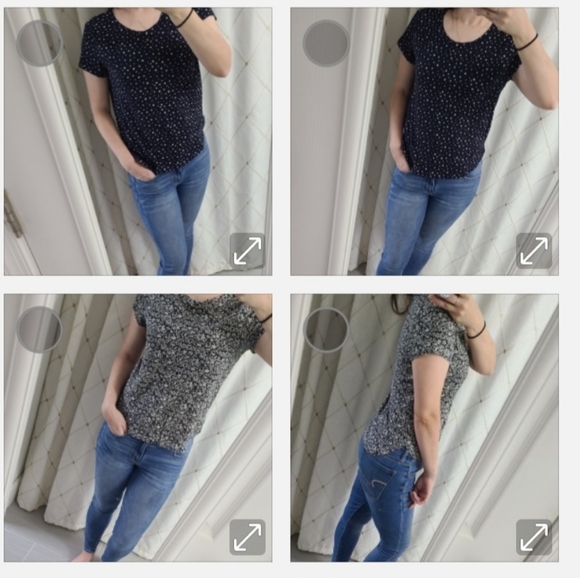 2 H M xs shirts IN $13 BUNDLE ONLY - Picture 1 of 5